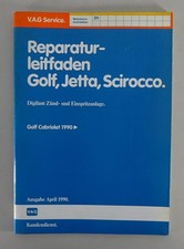 Werkstatthandbuch VW Golf I 1 Cabrio Digifant Zündanlage Einspritzanlage ab 1990