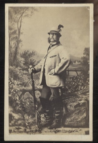 Cdv portrait herzog friedrich - cdv,