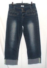 X-Mail * Mädchen / Damen Jeans Hose * Gr. 34 * blau bzw. denim * 7/8-Länge