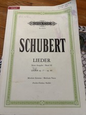 Schubert Lieder Band III