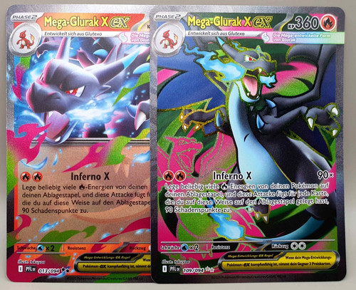 Mega glurak artwork set - mega,