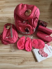 Ergobag Pack Schulranzen Set Reitbärhof + Seitentaschen Zip-Set