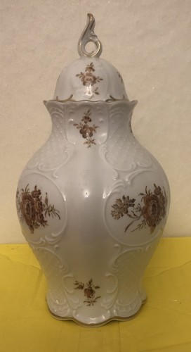 Lindner deckelvase handarbeit - lindner,