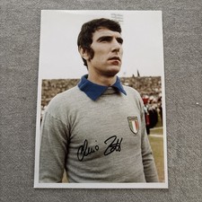 handsigniertes Foto 15x20 cm Dino Zoff - Italien Weltmeister 1982
