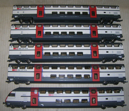 Roco sbb doppelstockwagen - roco,