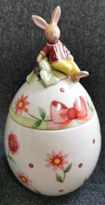Villeroy Boch Spring Decoration Eierdose Ei mit Deckel Hasenjunge Ostern Bunny