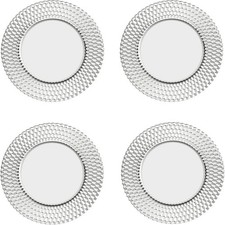 Villeroy & Boch Boston 4er Set Platzteller 32x32cm klar Kristallglas
