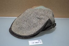 GREVI Damen flat Cup Schiebermütze Patchwork Wollbaske  aus Italien