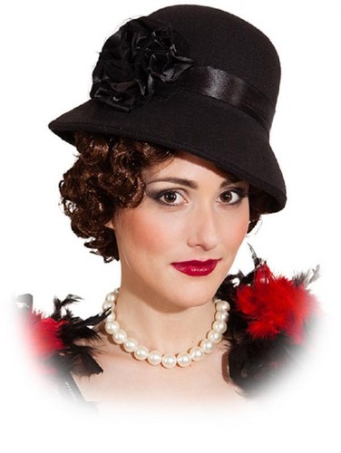 Damen diva hut - diva, charlestonhut