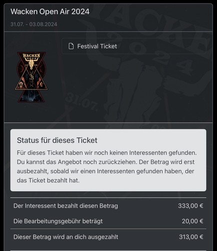 Wacken ticket 2024 - wacken,