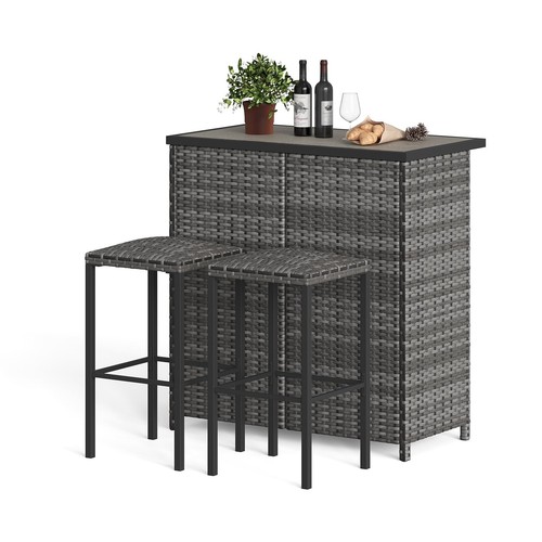 Rattan gartenmöbel set mit - gartenmöbel,