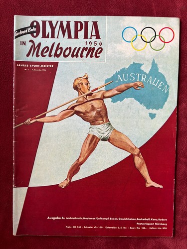 Olympia 1956 gerhard bahr - olympia, 1956: