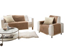 Erwin Müller Sessel- und Sofaschoner-Set "Rimini" 3-teilig Baumwollmischung