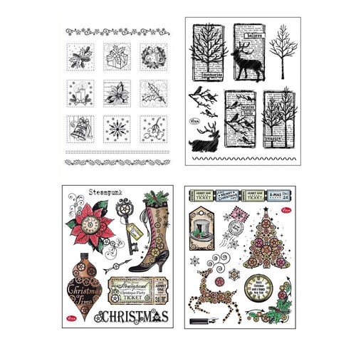 Stempel weihnachten steampunk - stempel,