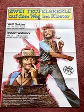Zwei Teufelskerle auf dem Weg ins Kloster Kinoplakat Poster A1, Robert Widmark