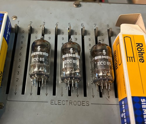 Siemens ecc85 tubes trio nos - siemens,