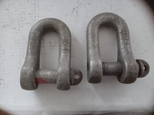 2Schwerlast Schäkel,15x9cm;2,4 kg,Kuhmaul,Kran,Bagger,Traktor,Werkstattauflösu
