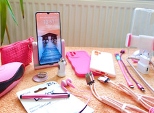 XXL SET Huawei P30 Pro 128GB UND 256GB NM Speicherkarte In Blau Breathing Crytal