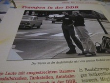 Das war die DDR Alltag Urlaub Freizeit Trampen in der DDR