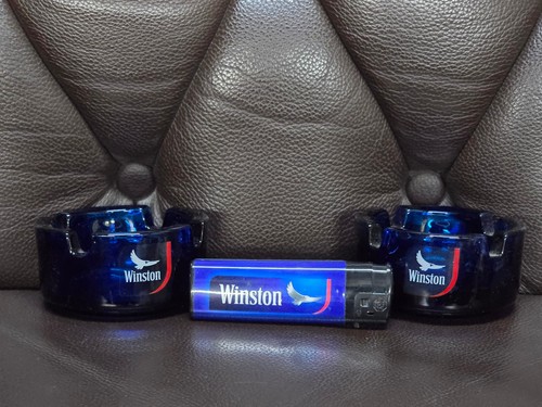 Winston aschenbecher set - 2x,