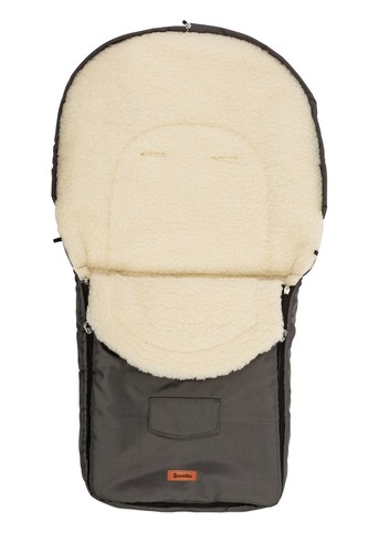 Schlafsack aus graphitfarbener