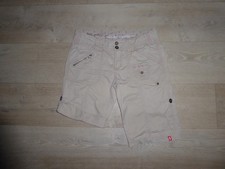 EDC by ESPRIT PLAY Bermuda Shorts Hüftig Turn Up Beige Gr.36 **w.NEU**