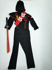 Kinder Kostüm Ninja Kämpfer Kung-Fu Anzug 5-7 Jahre Fasching Karneval