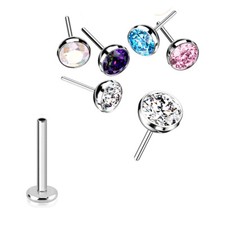 2mm titan stecksystem - titan, labret