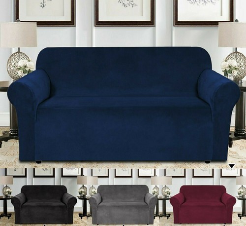 Stretch samt sofa couch - samt,