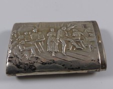 Silber 830 Streichholzdose