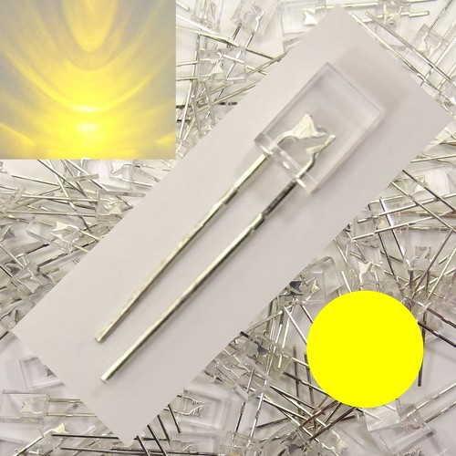 Led rechteckig gelb klar - led,