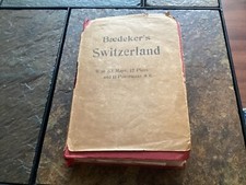 1905 Baedeker's Switzerland
