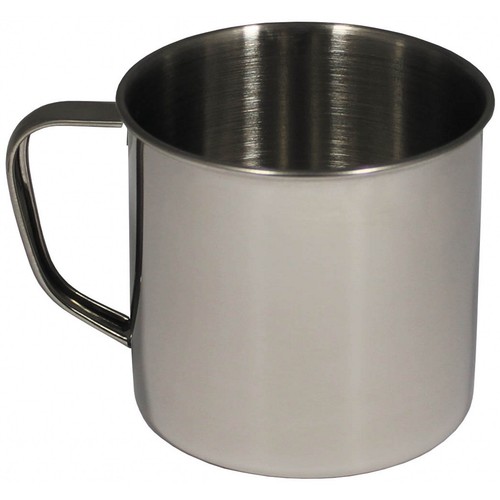 Mfh tasse edelstahl 500 - edelstahl, ml