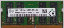 SK hynix 16GB 2Rx8 DDR4 2666V SODIMM 260 PIN Laptop-Speicher RAM