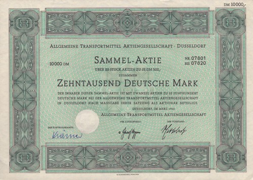 Allgemeine transportmittel - transportmittel, ag