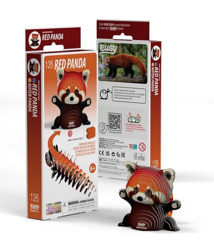 Eugy bastelset roter panda - 3d-bastelset,