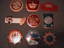 9 Plaketten Deutsche Rallye