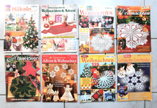 8 Hefte Häkelhefte Häkeln für Advent und Weihnachten
