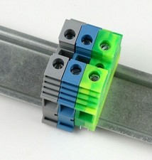 Klemme 6mm² | Durchgangsklemme Schraubklemme 6 qmm Reihenklemmen L N PE Klemmen