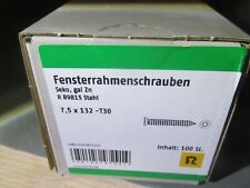 Fensterrahmenschrauben Seko 7,5x132mm T30 100Stück / Aktion H2Breg5