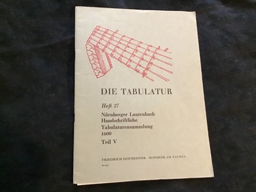 Die tabulatur heft - die,