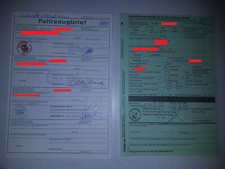 DDR Kennz. KFZ Brief 1990