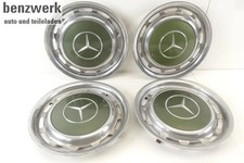 Mercedes W108 W116 W114 W115 W123 4X Radkappe Chrom 14 Zoll ORIGINAL 1154010324✔