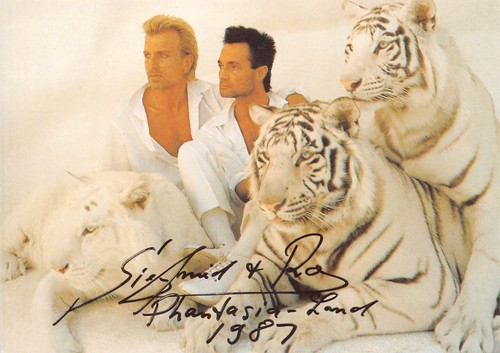 Autogramm siegfried und roy - autogramm,