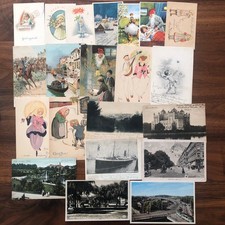 21 x Alt Schweden Postkarten