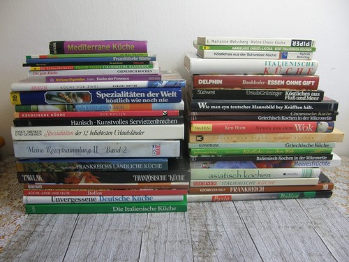 Kochbücher bunte mischung - 39,