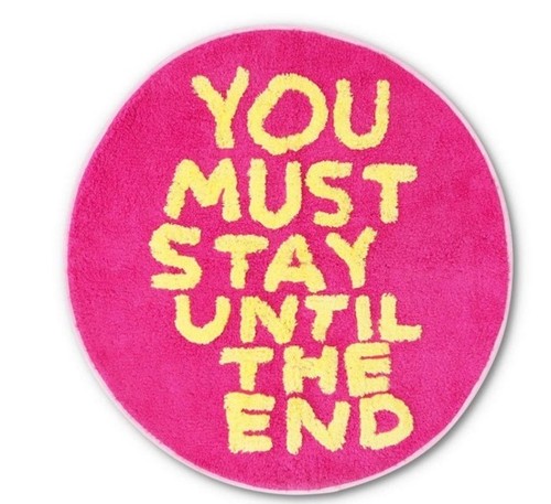 David shrigley druck teppich - druck,