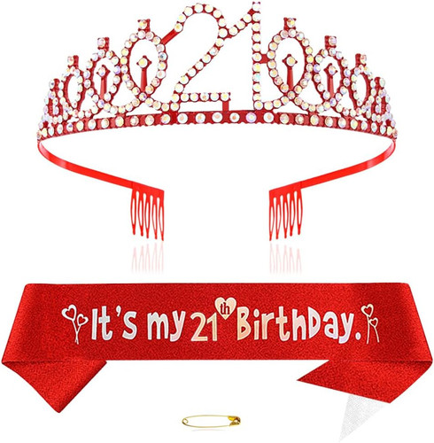Rot 21st geburtstags - geburtstags, und