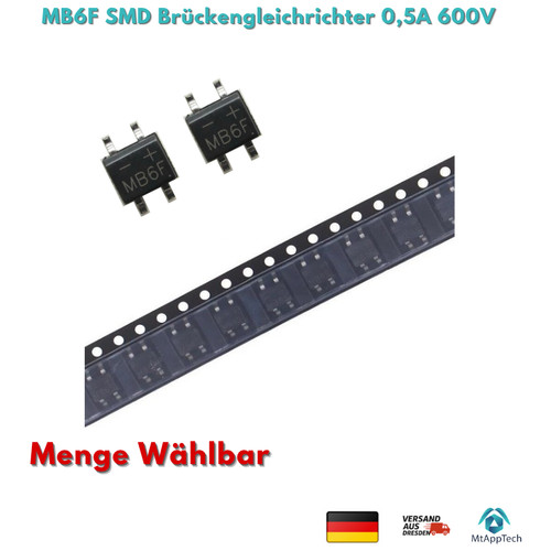 Mb6f smd brückengleichrichter - mb6f,