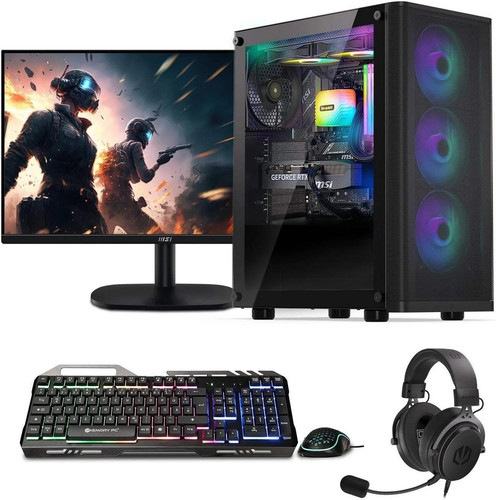 Basic gaming komplett set - komplett, pc